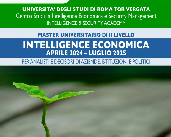 Agatòs Syntagma è nuovamente Partner del Master in Intelligence Economica del CeSIntES (Università di Roma Tor Vergata)